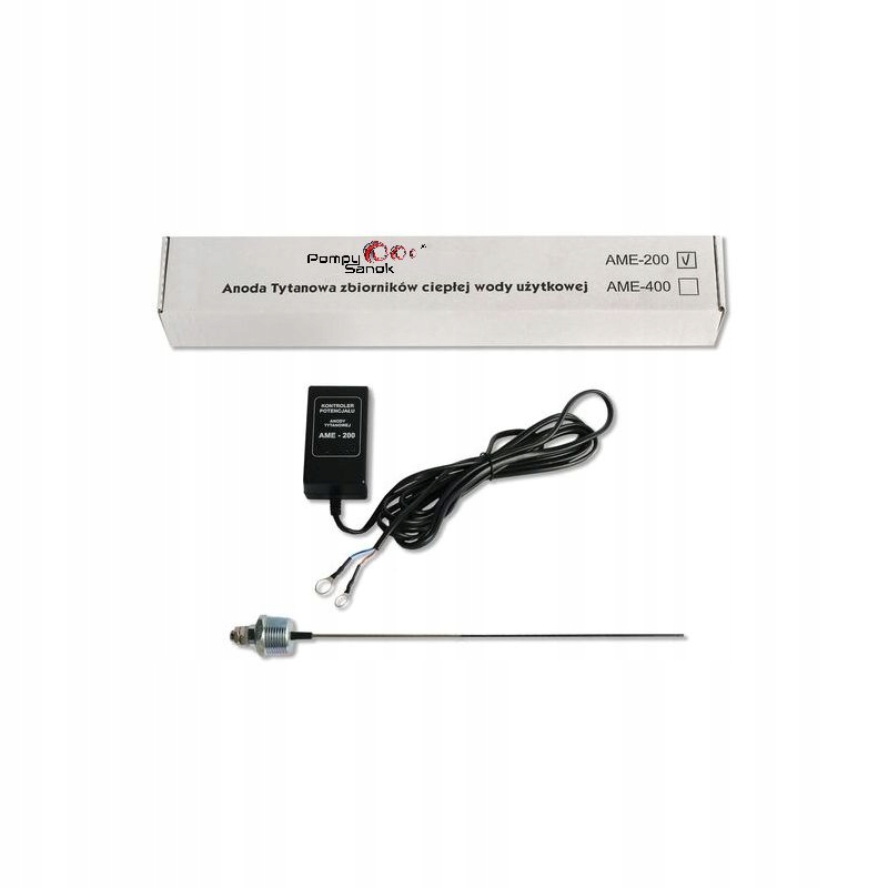 Tytanová Anoda AME-200 pre nádrže s objemom do 400 litrov, závit 3/4"