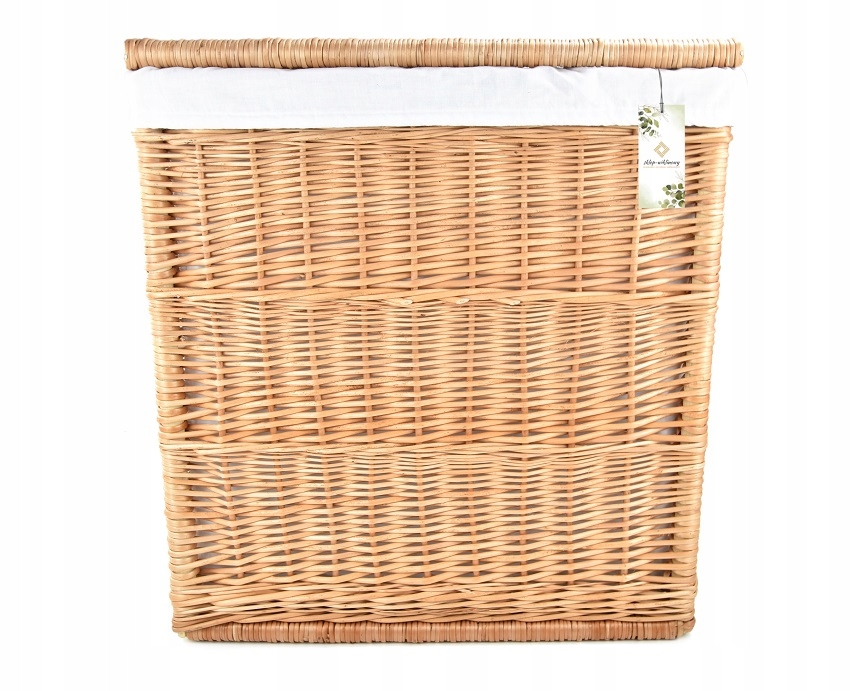 Koš na prádlo Kufr proutěný 50x30 H60 cm Polský Vložka