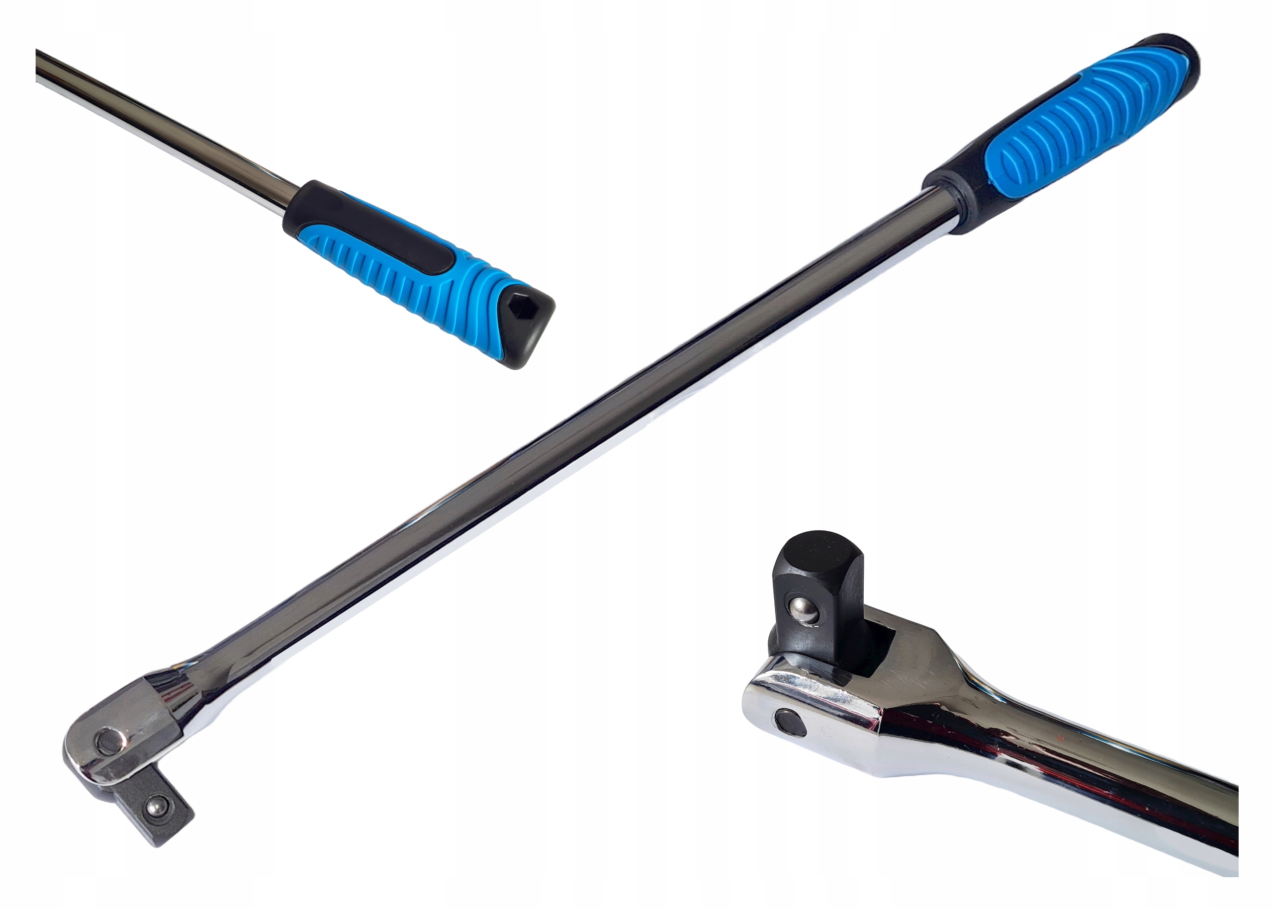 Pokrętło Przegubowe 1/2" 450 mm Klucz Z Przegubem Do Nasadek Długie Uchylne