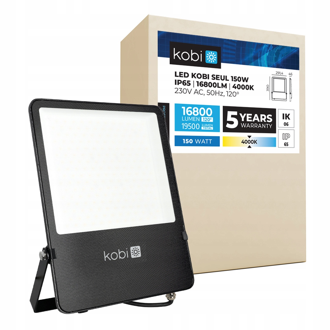 Profesionální Led zářič 150W Halogen IP65 Neutrální barva Premium