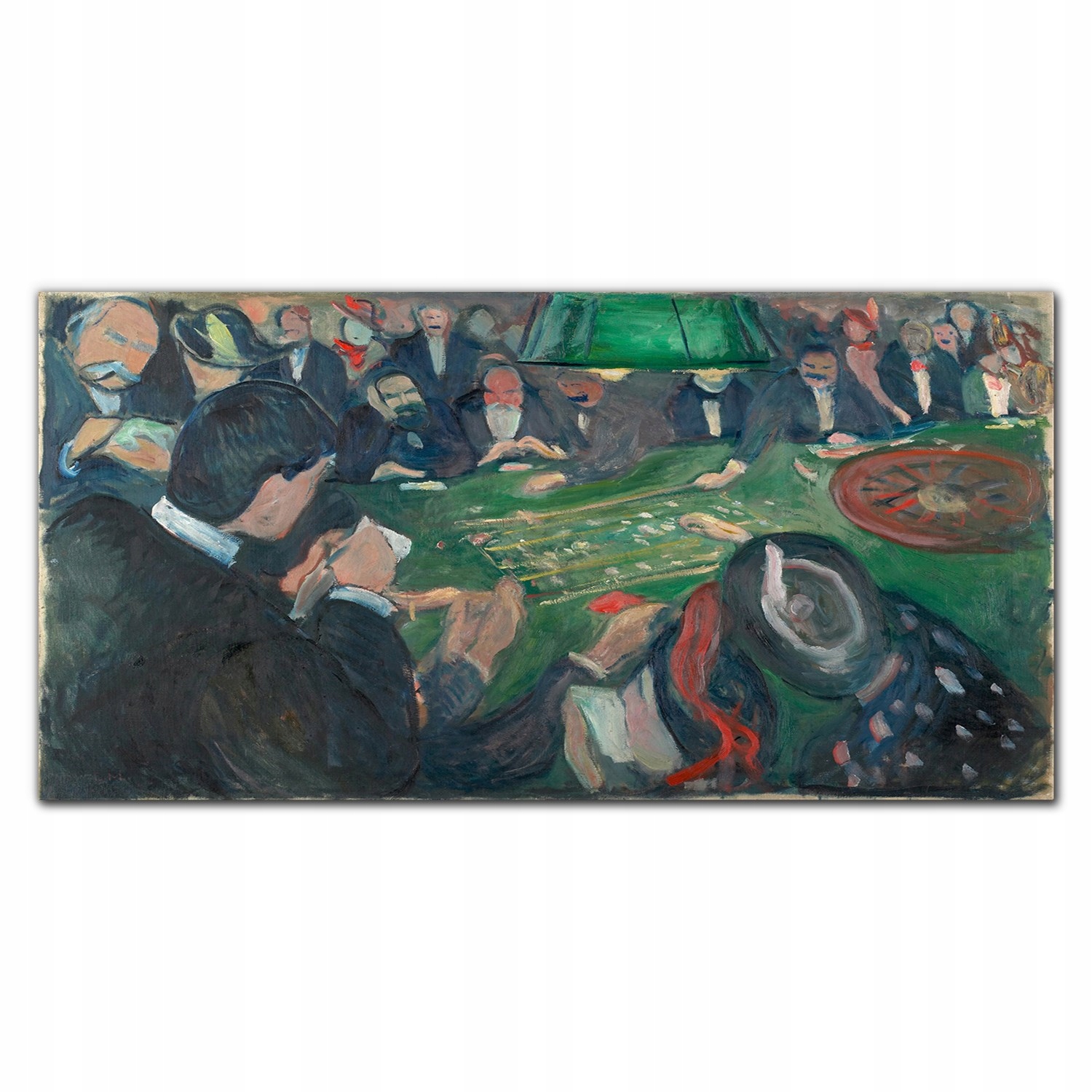 Obraz na plátne Ruleta Edvard Munch 140x70 cm