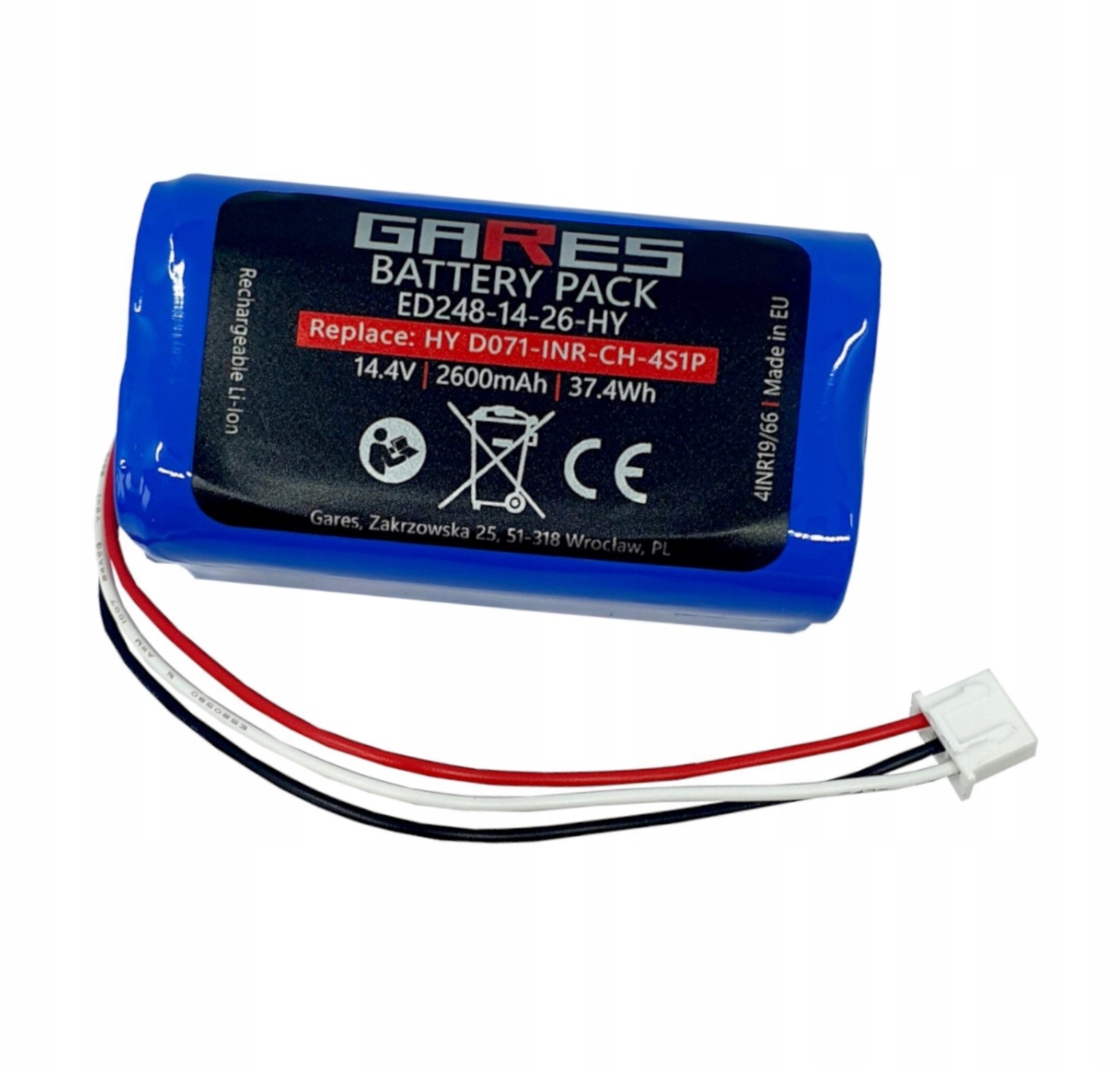 Baterie Akumulátor pro Blaupunkt BlueBot Xsmart iHome AutoVac Eclipse 14,4V