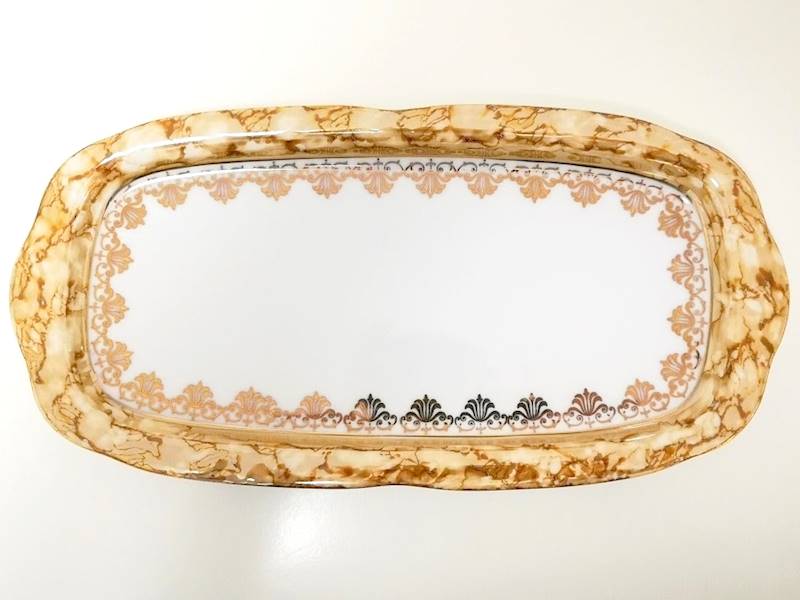 

014 Kamelia Taca 33 cm Porcelana Malcer