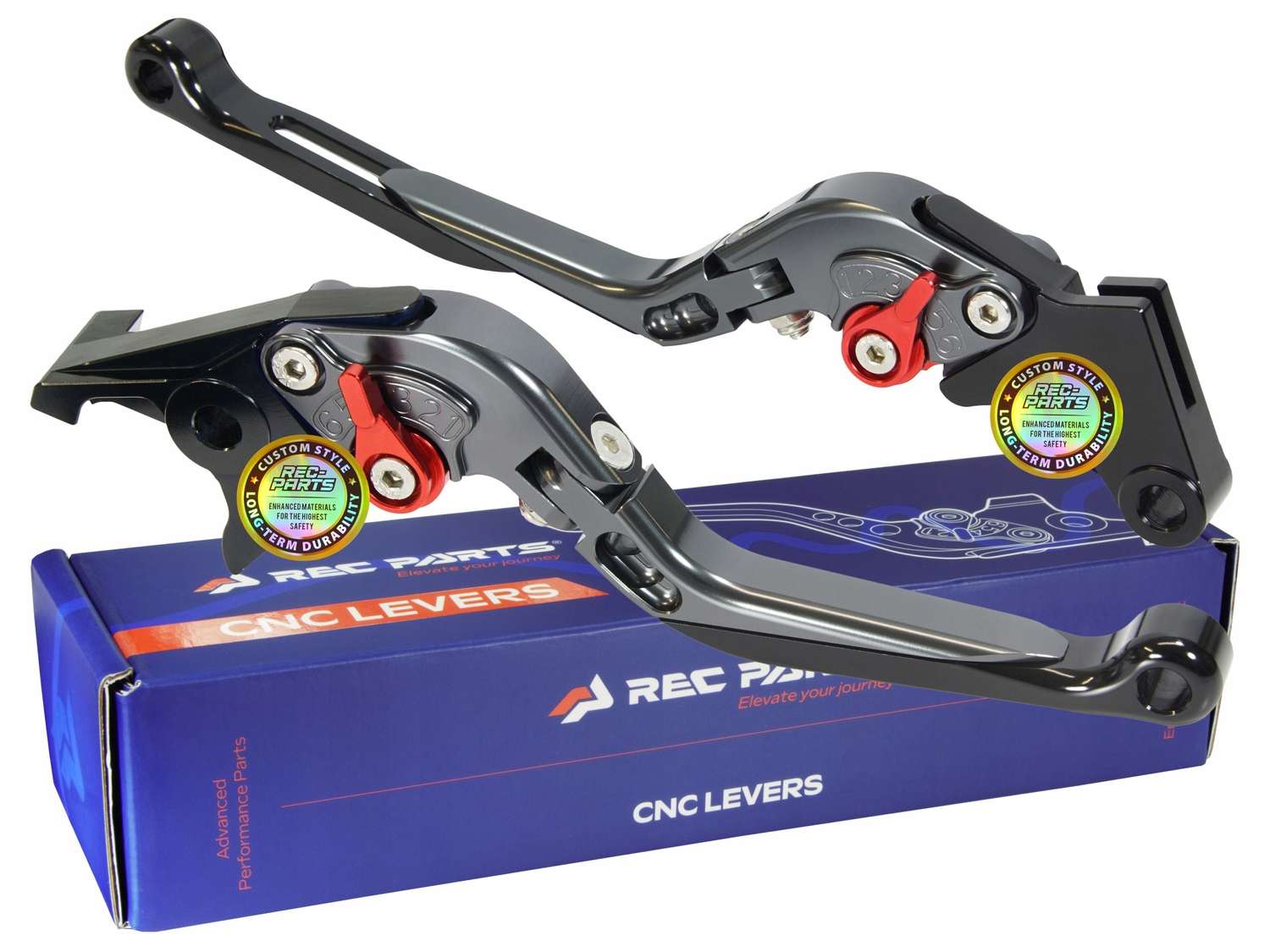 Łamane Regulowane Klamki Cnc Jap sportowe akcesoryjne wiele modeli Tytanowe