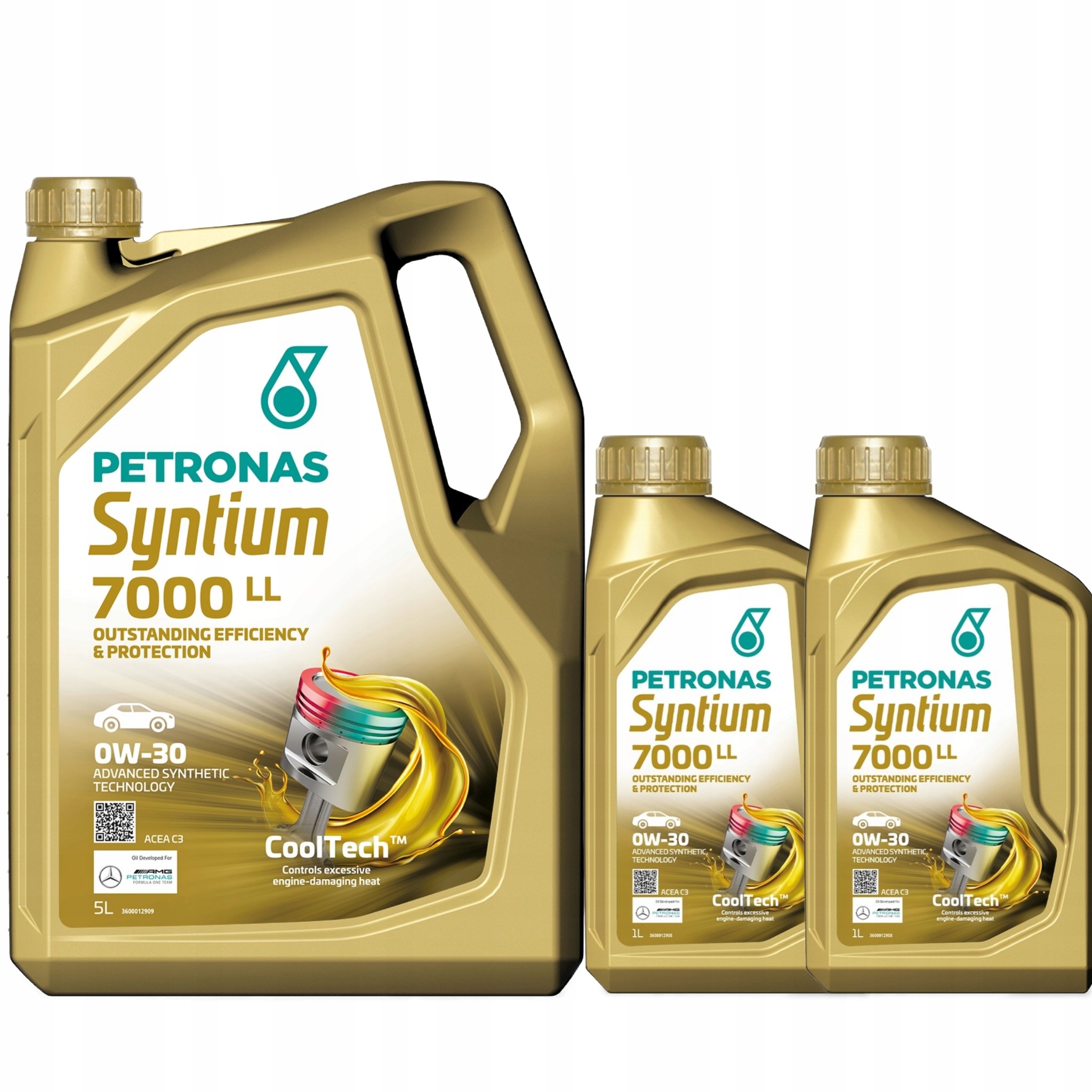 Petronas Syntium 7000LL 0W-30 Sp 5L Petronas Syntium 7000LL 0W-30 Sp 1Lx2