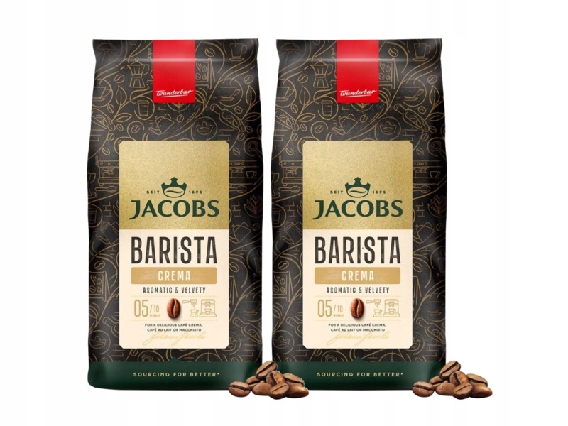 Kawa ziarnista Jacobs Barista Editions Crema 2 x 1 kg