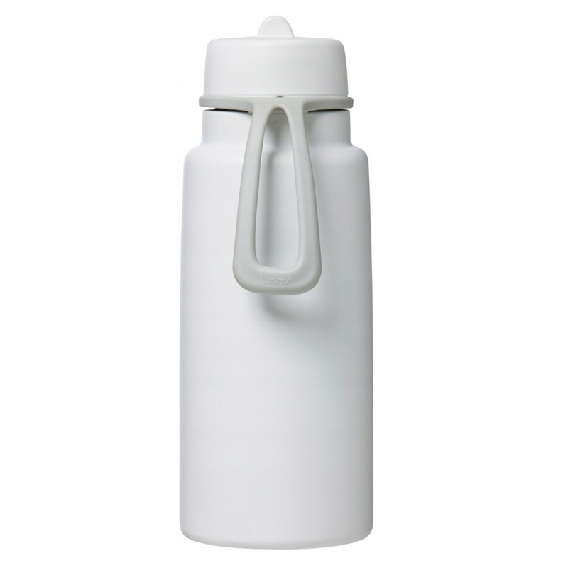 B.box Veľká Fľaša Na Pitie Z Nerezovej Ocele Termos Fľaša White Out Slamka 1L