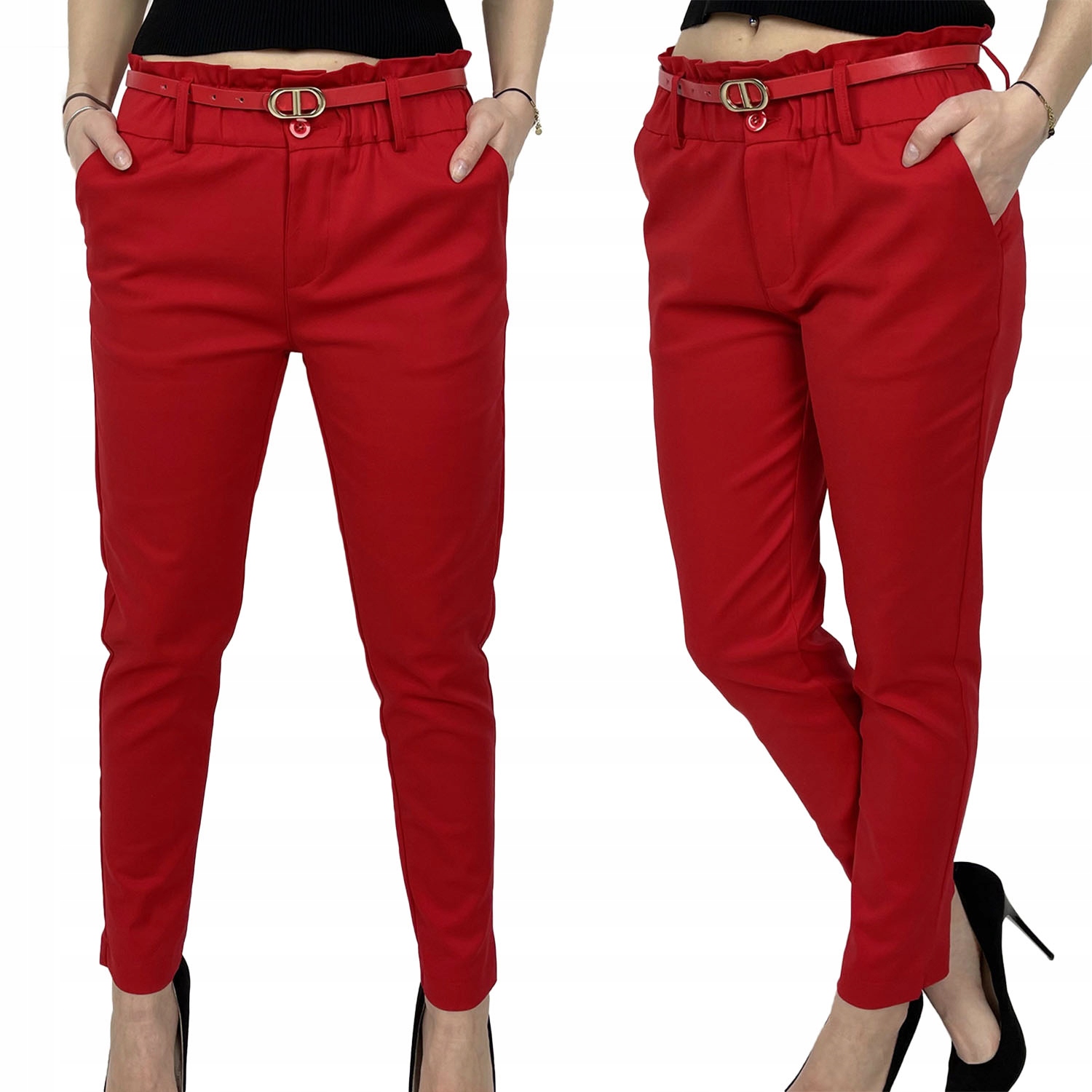 #elegantní Dámské Kalhoty Freesia 7/8 Volánek