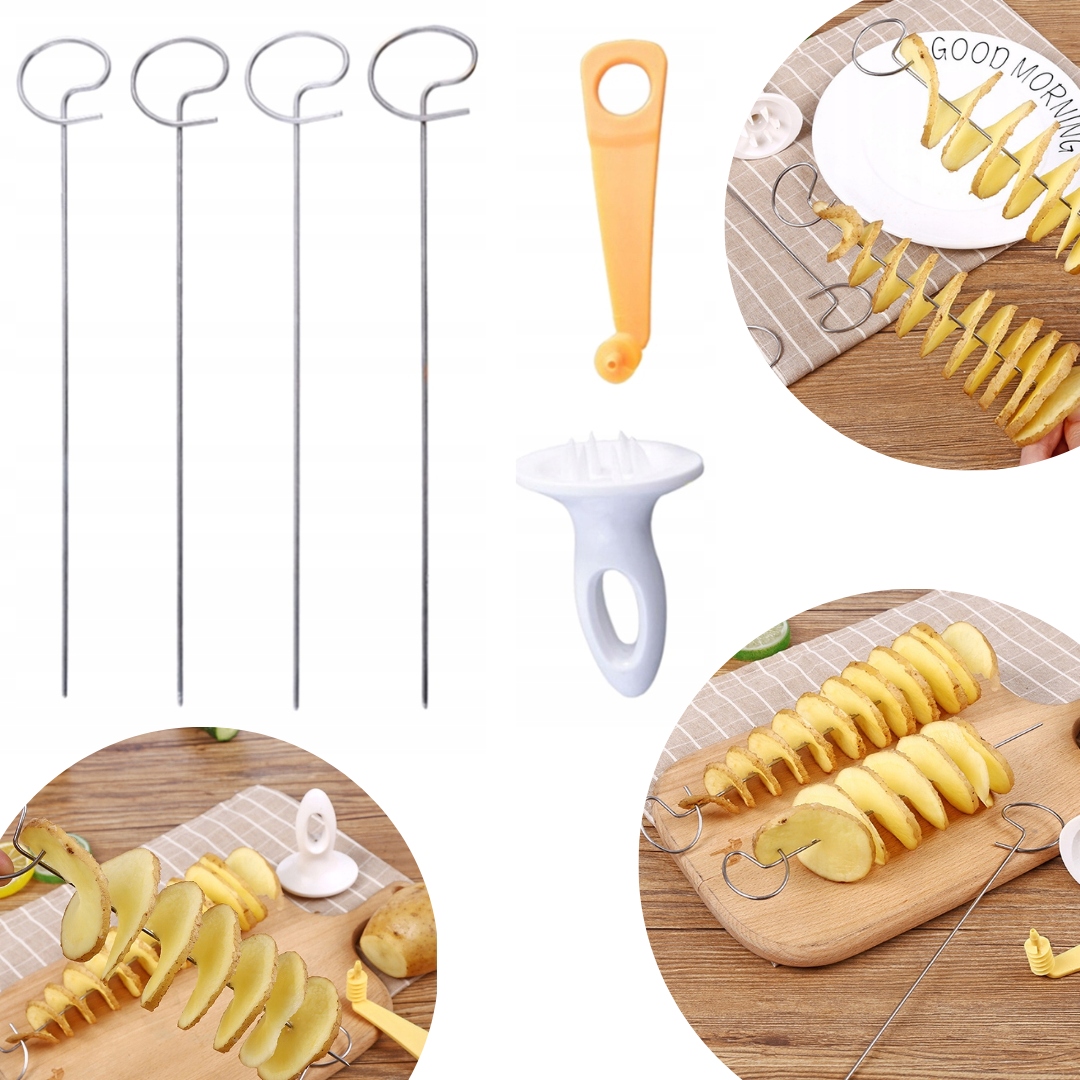 MASZYNKA DO ZIEMNIAKÓW CHIPSÓW ZAKRĘCONA FRYTKA RĘCZNA