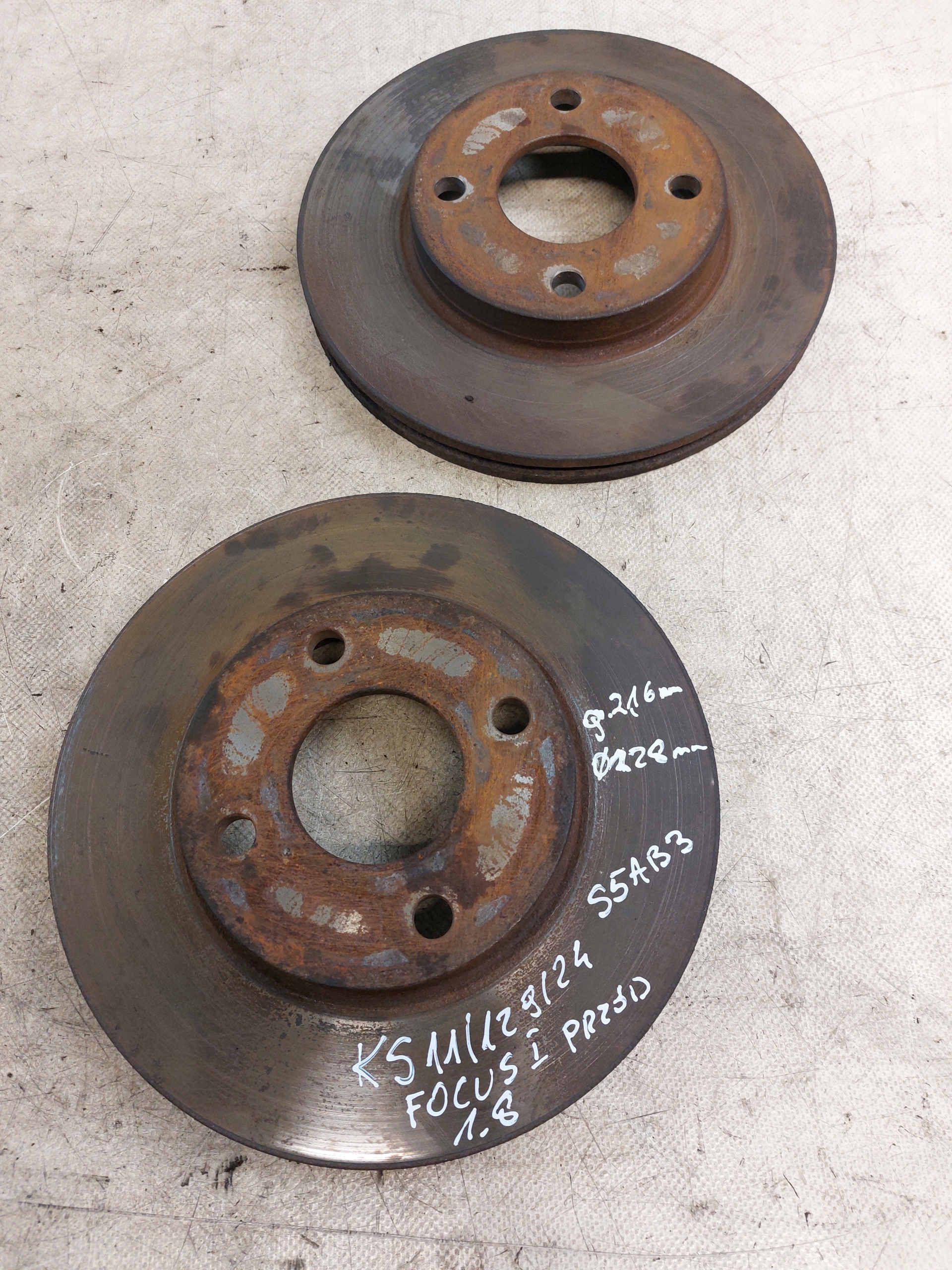 discs brake front FORD FOCUS MKI 1.6