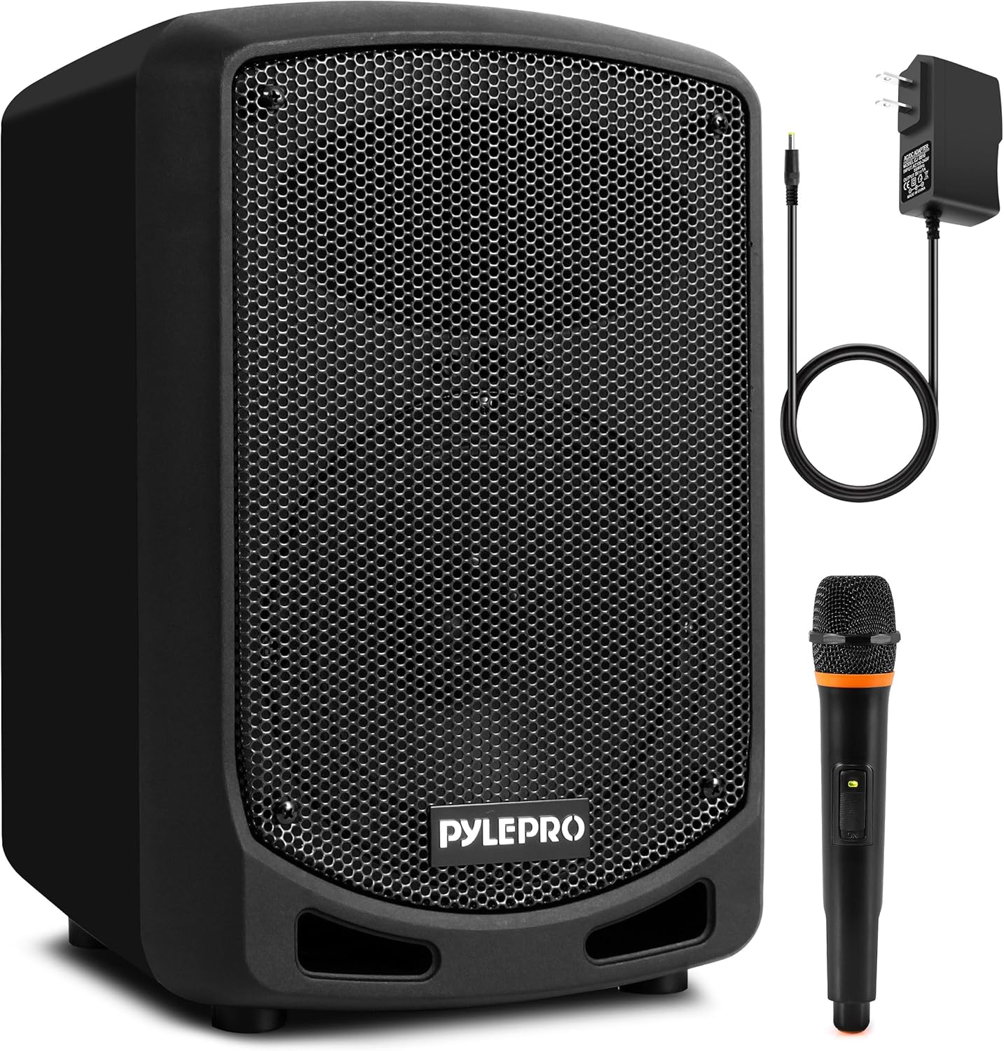 Pyle Přenosný karaoke Bluetooth reproduktor Party 600W Led MP3 Usb Sd