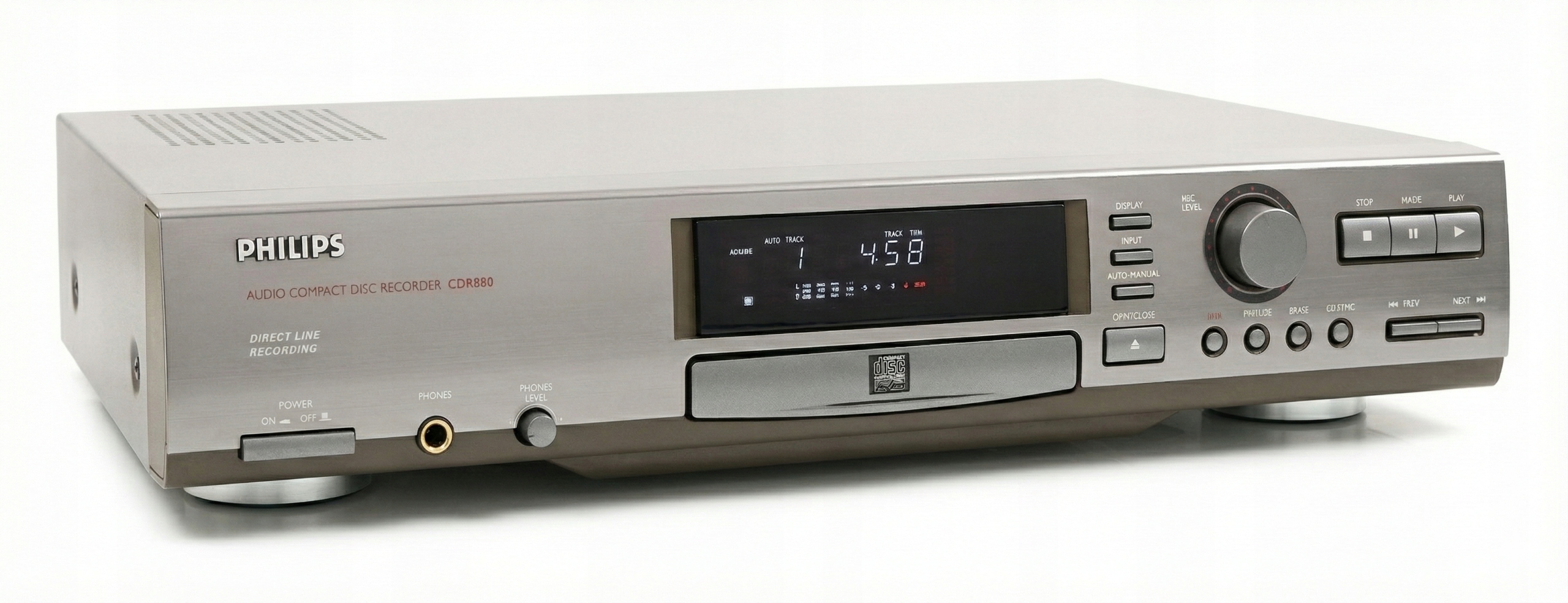 PHILIPS CDR 880 – Audiofilska Nagrywarka CD Reference Audio Recorder