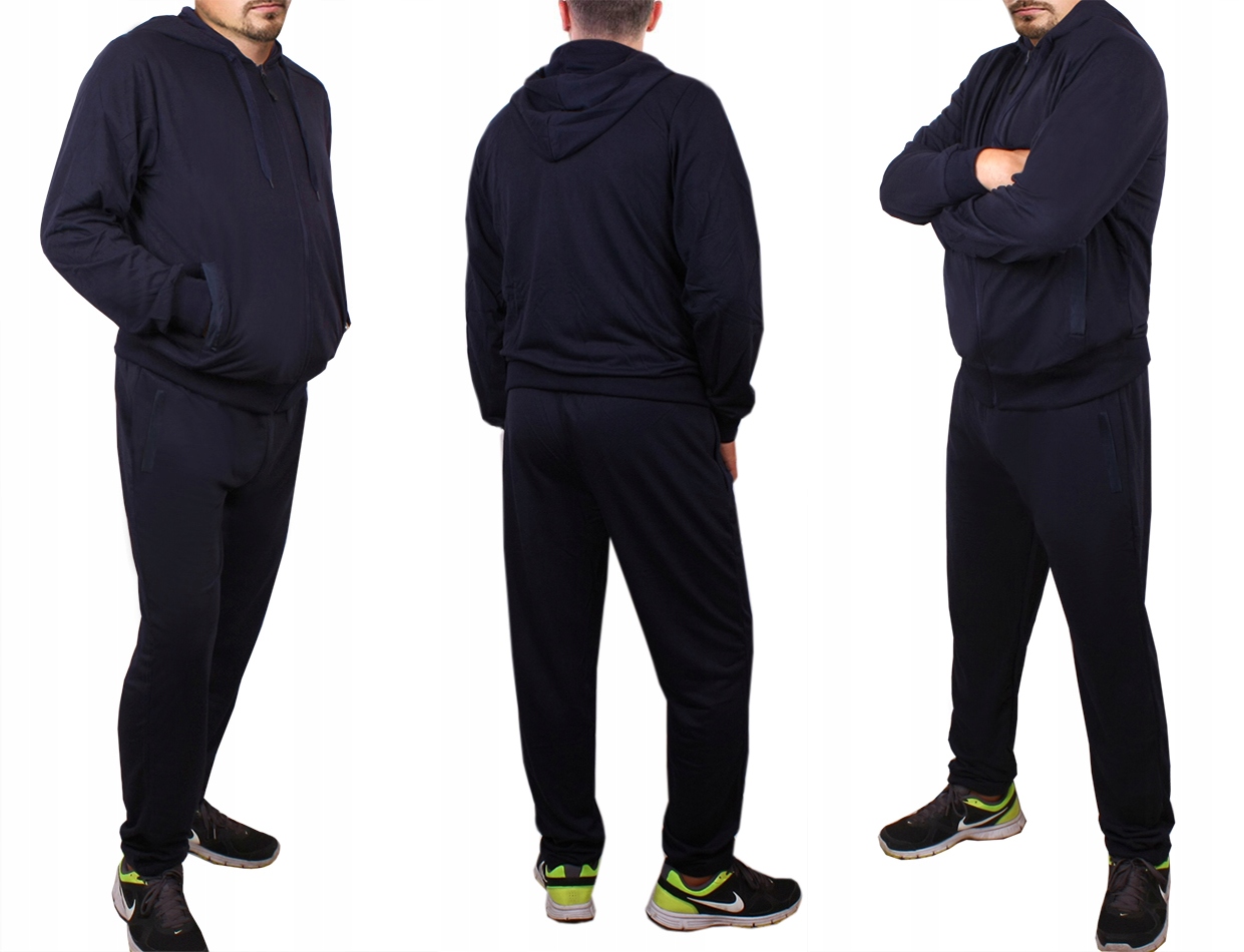 DRES MĘSKI DRESY kaptur SPODNIE bluza gran 911 XXL