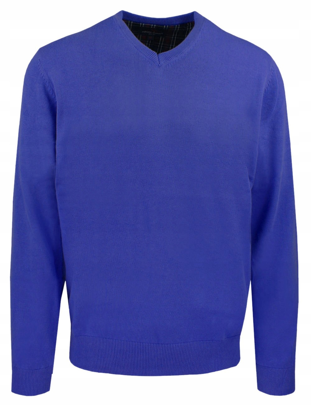 Pánský svetr se srdíčkem (V-neck) Adriano Guinari Charbový XL