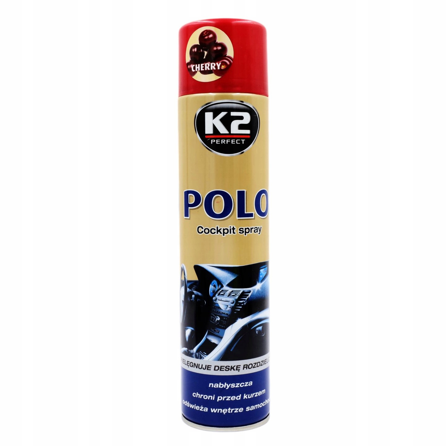 

Spray do Kokpitu K2 Polo Cockpit Wiśnia 600ml