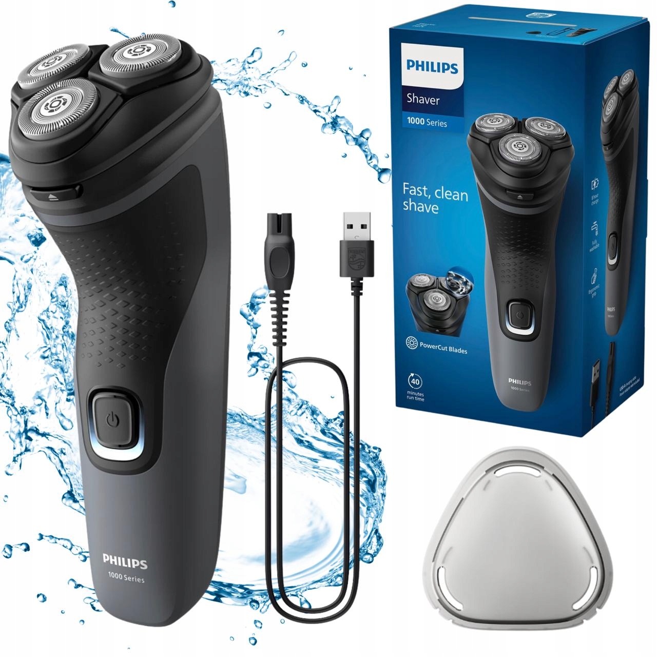 Golarka Męska Trymer Philips S1142/00 Do 40 Minut 4D Flex Na Mokro I Sucho