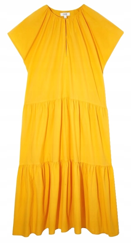Šaty Cos Lineární Oversize Bavlna Volánová vel. S