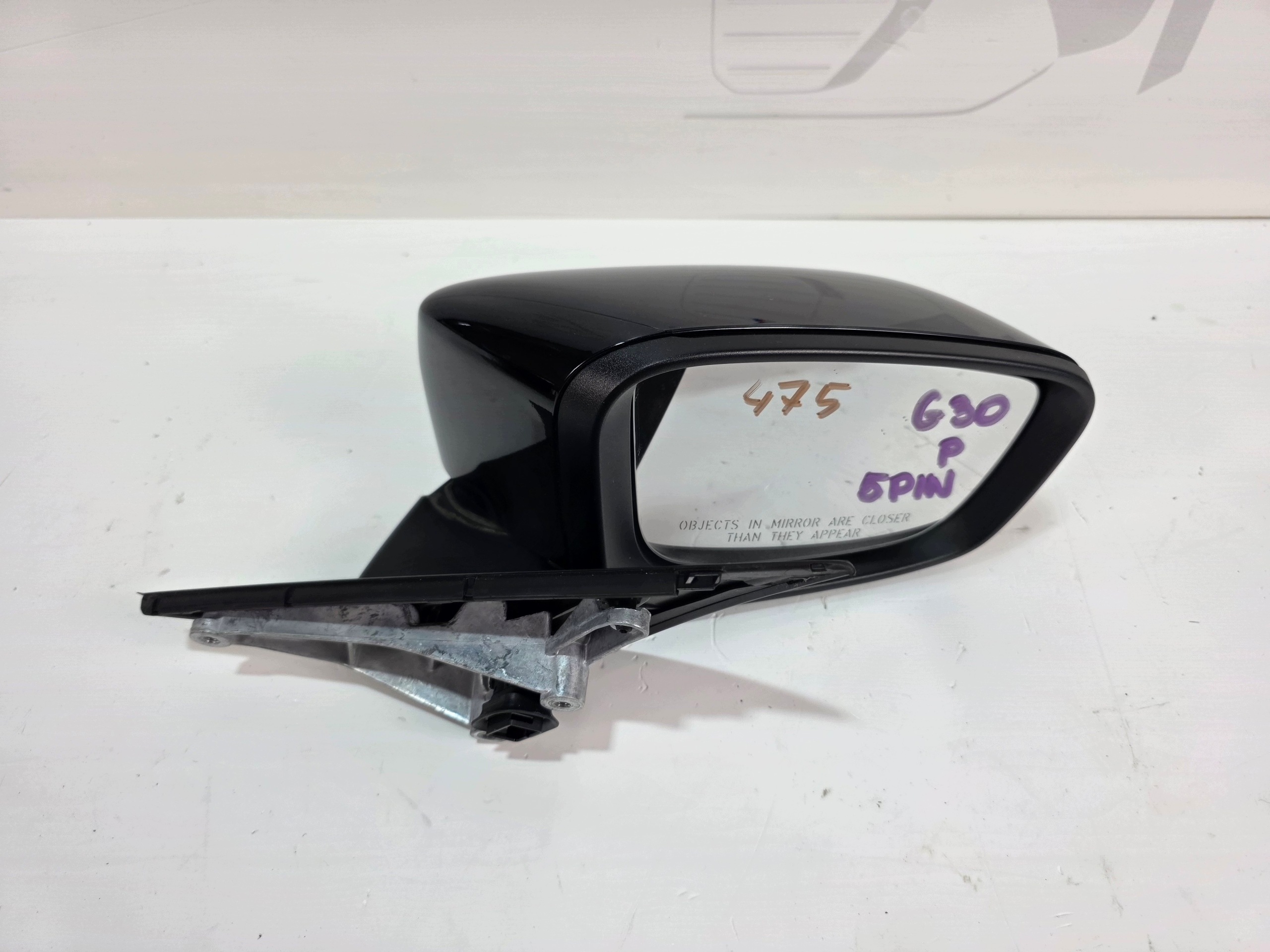 mirror right BMW 5 G30 5PIN 475 BLACK SAPPHIRE METALLIC