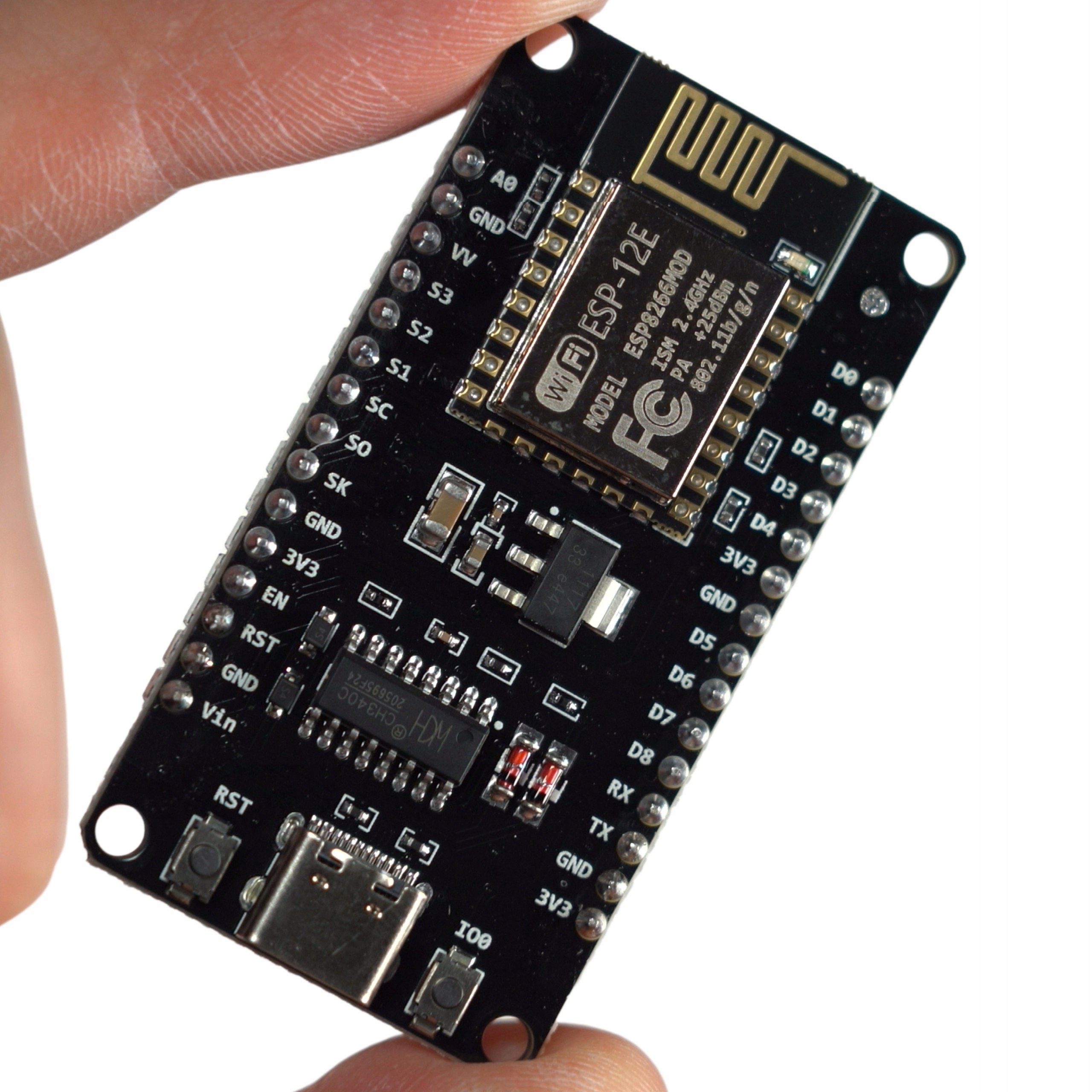 Mikrokomputer Mikrobot moduł WIFI ESP8266 + USB-C 30PIN NodeMCU V3 WiFi