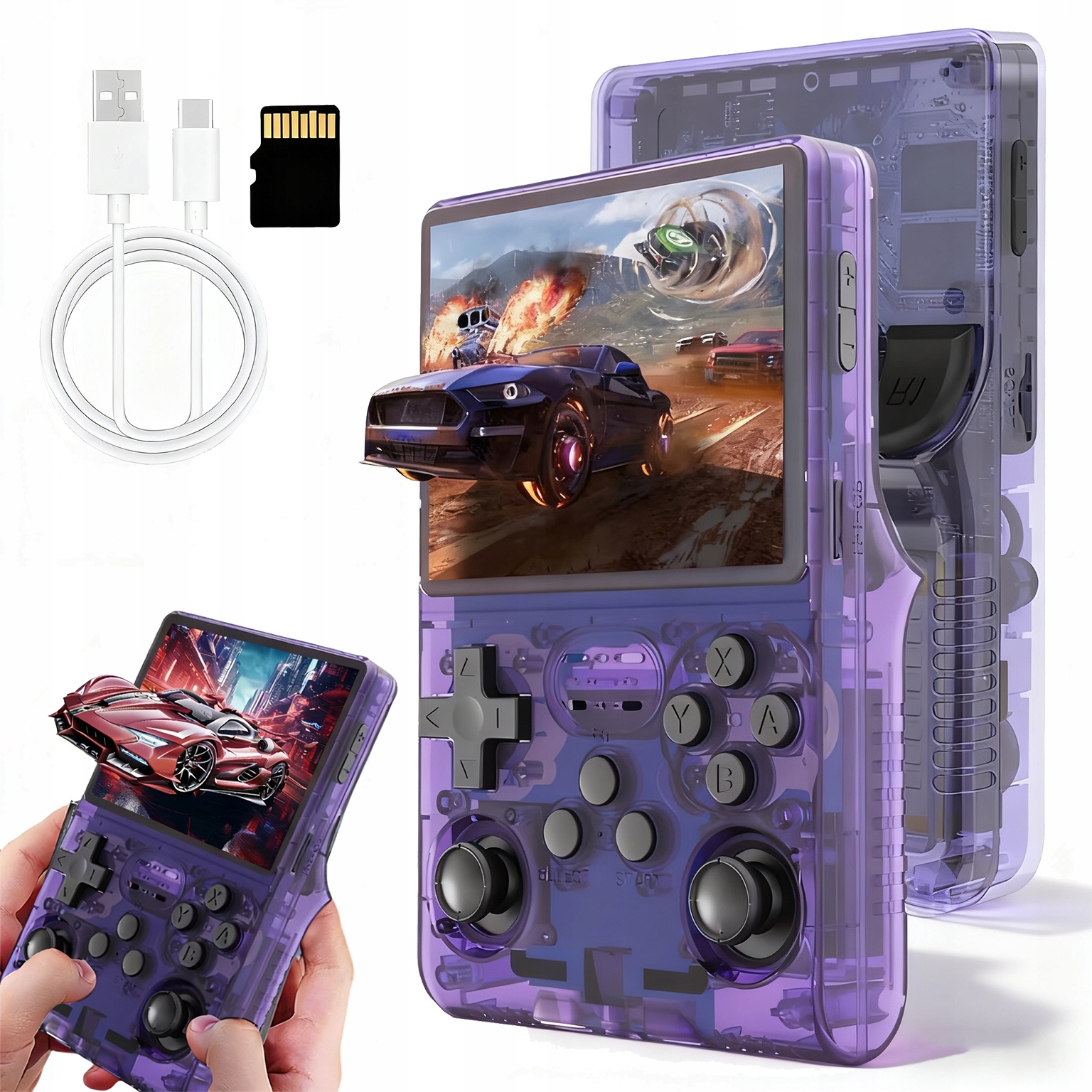 Przenośna Konsola Do Gier 3.5" Ips Otwarty System Linux Ponad 30 000 Gier