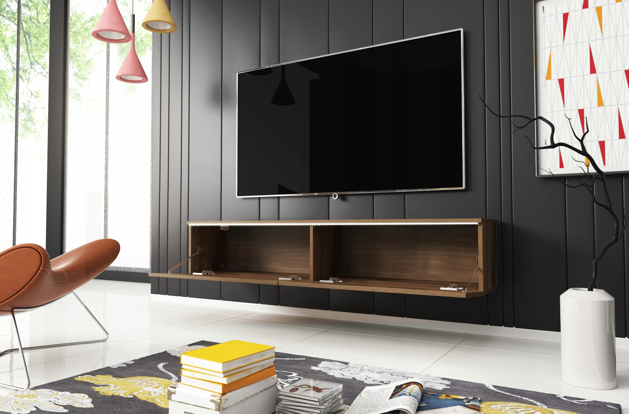 Szafka RTV Lowboard D 140cm WOTAN Marka inna