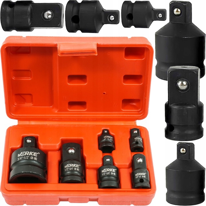 Redukcje udarowe Adaptery Nasadki do nasadek klucza 3/4 1/2 3/8 1/4