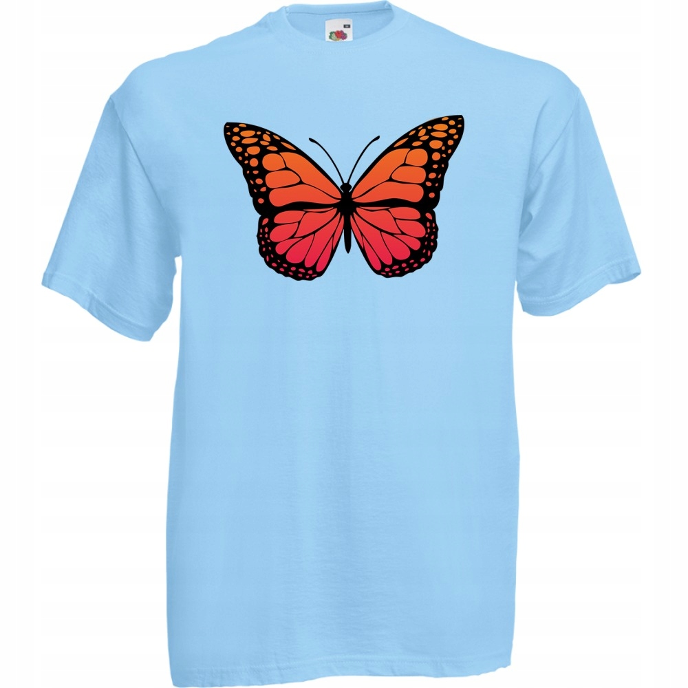 

Koszulka motyl motylek kolory S błękitna