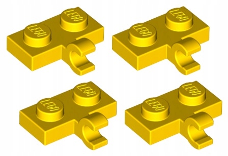 

Lego płytka zaczep 1x2 żółty 4 szt. 11476 65458