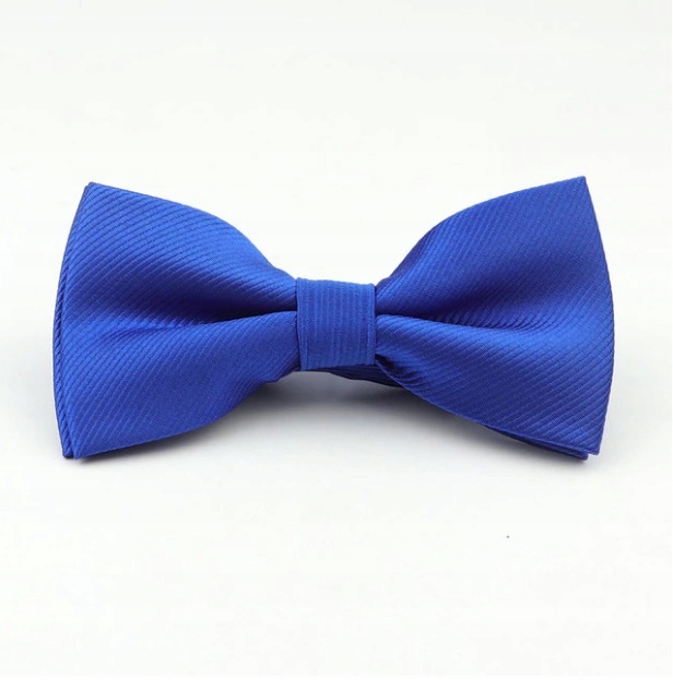 Muszka MUCHA MĘSKA niebieska/ chabrowa