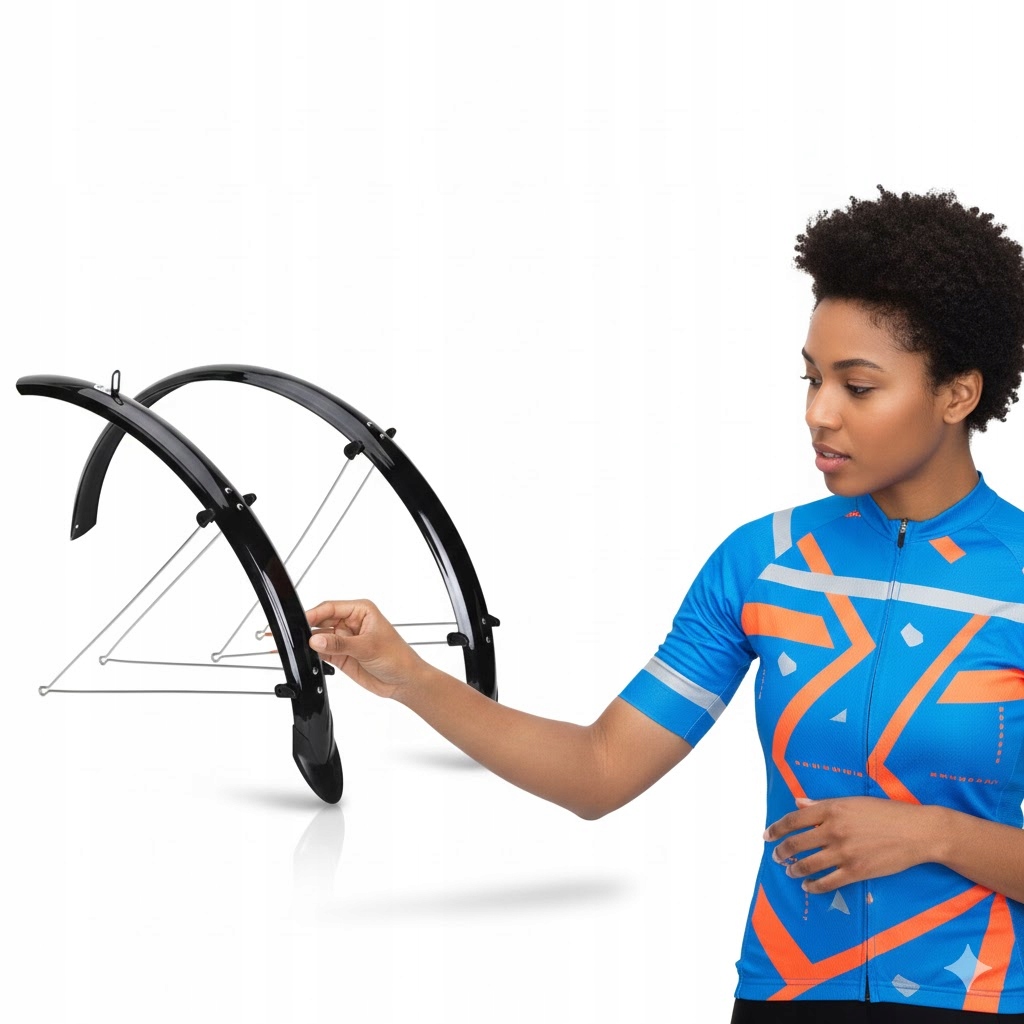 Blatníky na kolo 29 palců přední zadní pro kolo lehké odolné 53 mm matné