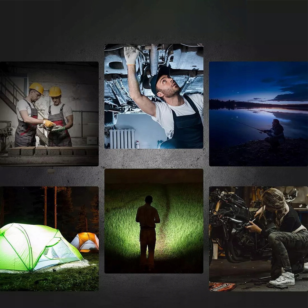 LAMPA DO MAKITA 18V HALOGEN ROBOCZY LED 48LED + 2 USB 60W Kod producenta 6953221587116