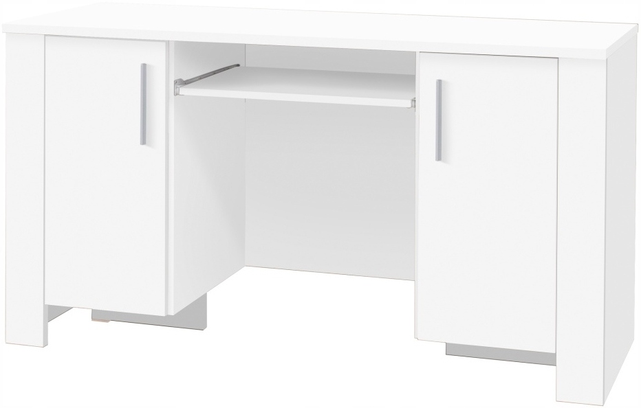 Biurko CEZAR 17A, Biurko 100cm, Białe