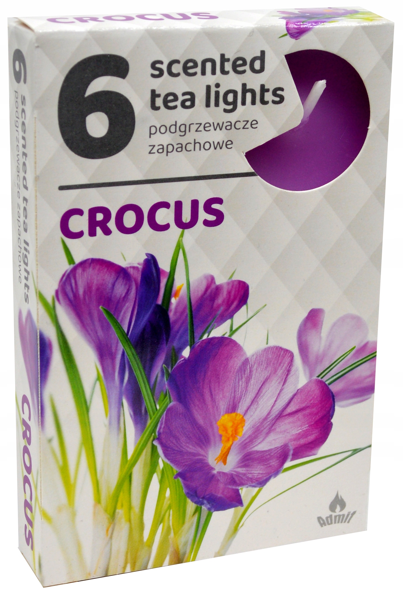 Podgrzewacze zapachowe 6 sztuk, zapach KROKUS