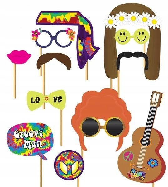 KARTECZKI NA PATYKU HIPPISOWSKIE HIPPIS HIPPIE