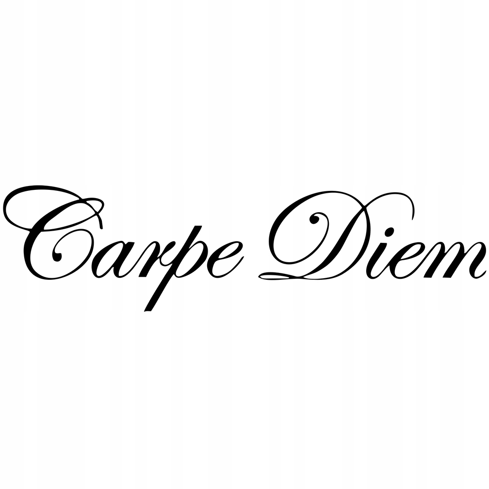 

Naklejka na samochód Carpe Diem Chwytaj Dzień 4x15