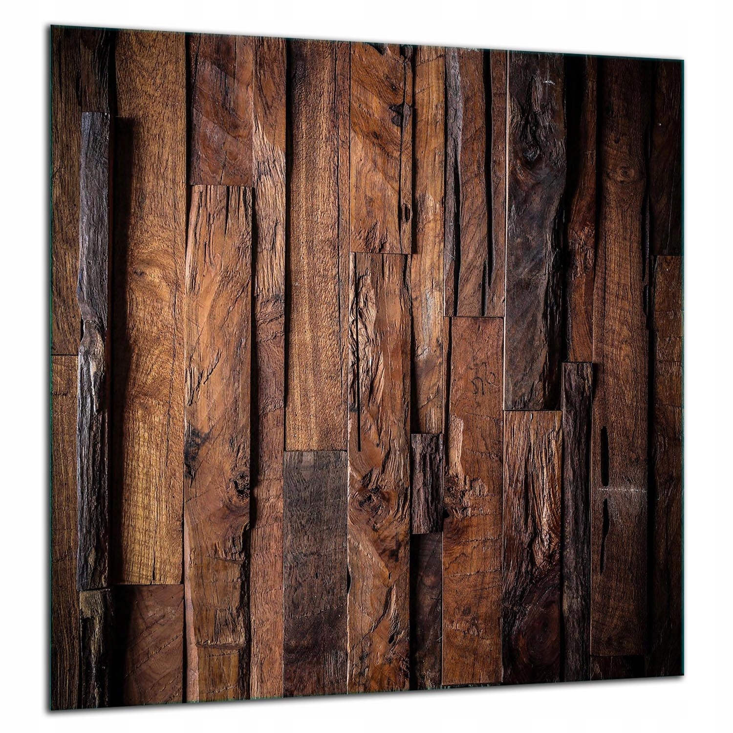 Ochranný Skleněný Panel Do Kuchyně 60x65 Dřevo Lacobel 7v1