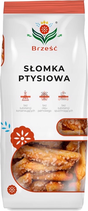Levně Brześć Křehké sušenky Ptysiová slámka s cukrem 125 g