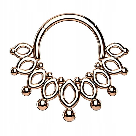 

Ażurowy clicker 1,2/8 rose gold