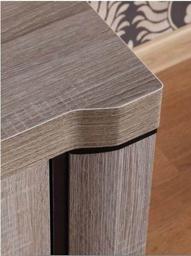 Witryna z półkami szklana wąska salon DALLAS D16 Głębokość mebla 43.5 cm