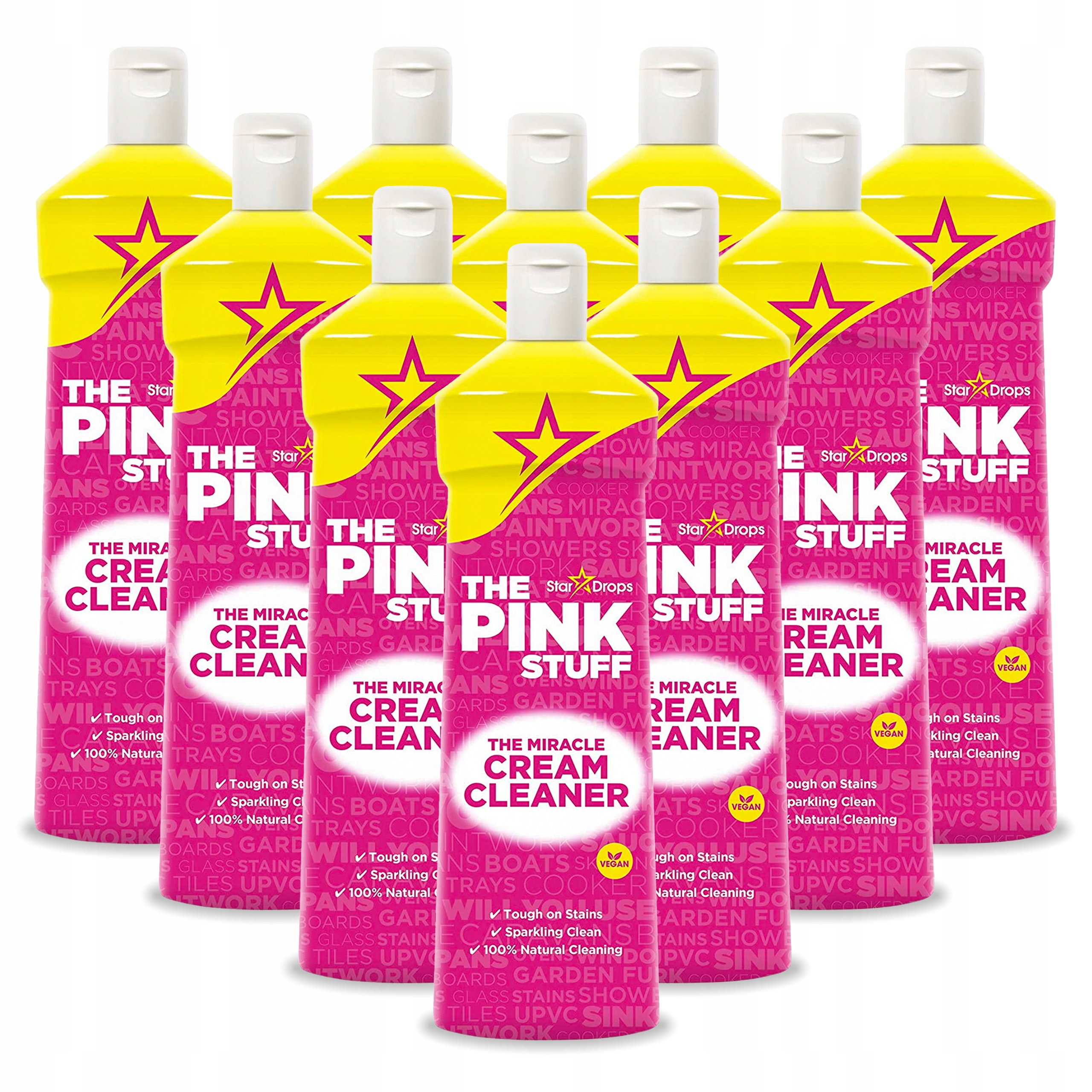 Levně Čisticí mléko Stardrops The Pink Stuff 0,5 l, sada 10 kusů