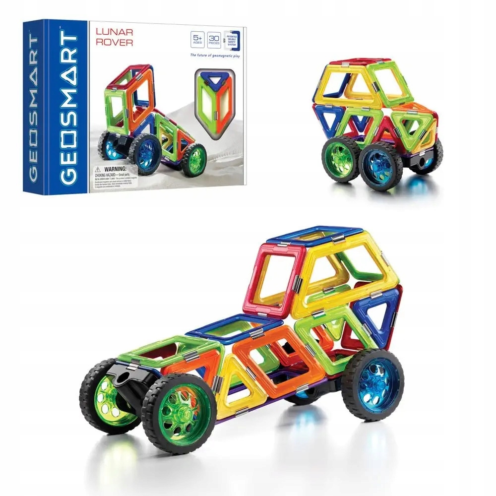 GEOSMART Lunar Rover 30 pcs IUVI Game Klocki Magnetyczne Pojazd Kosmiczny