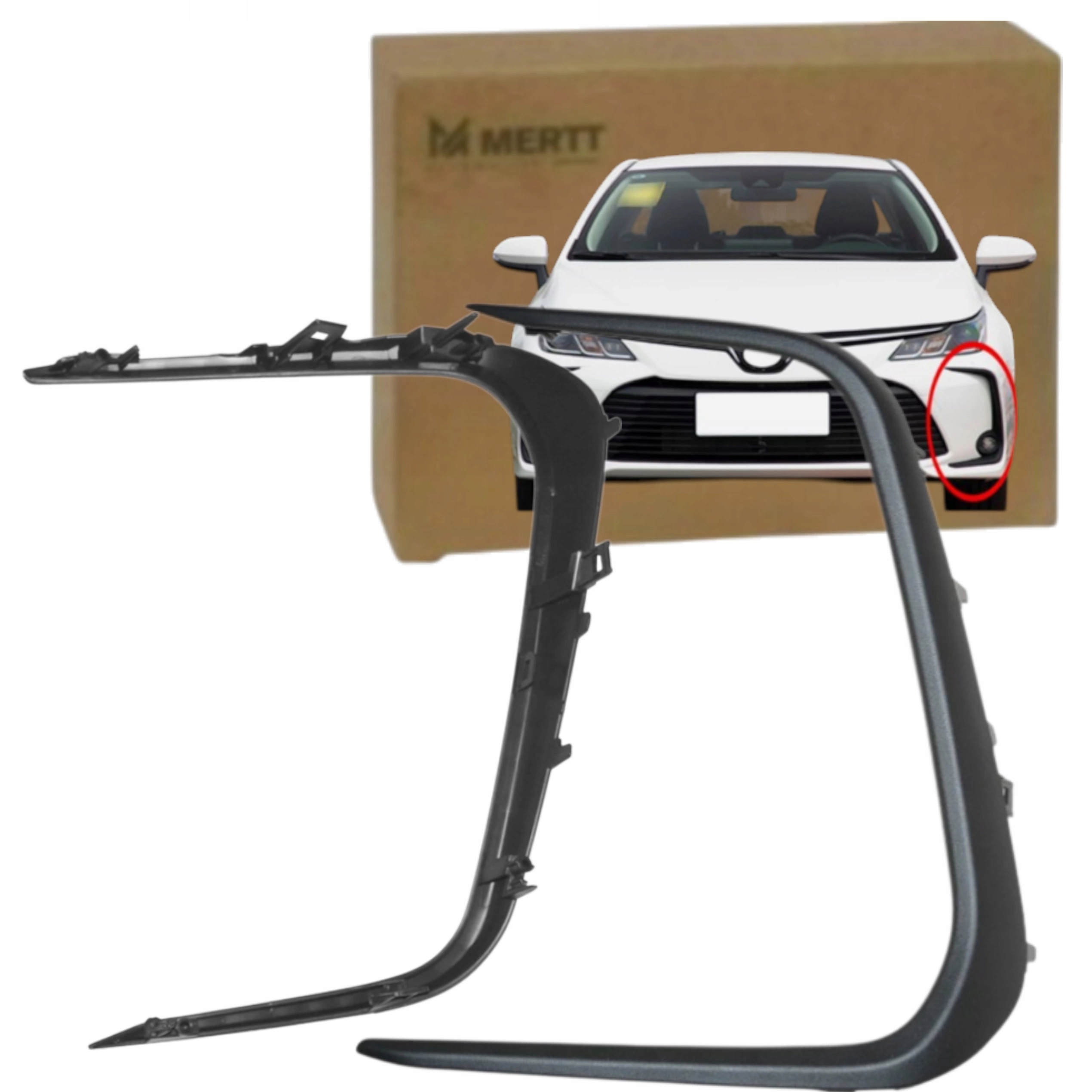 Toyota Corolla E21 2019- Sedan Lišta Nárazníku 525126-02480 Levá