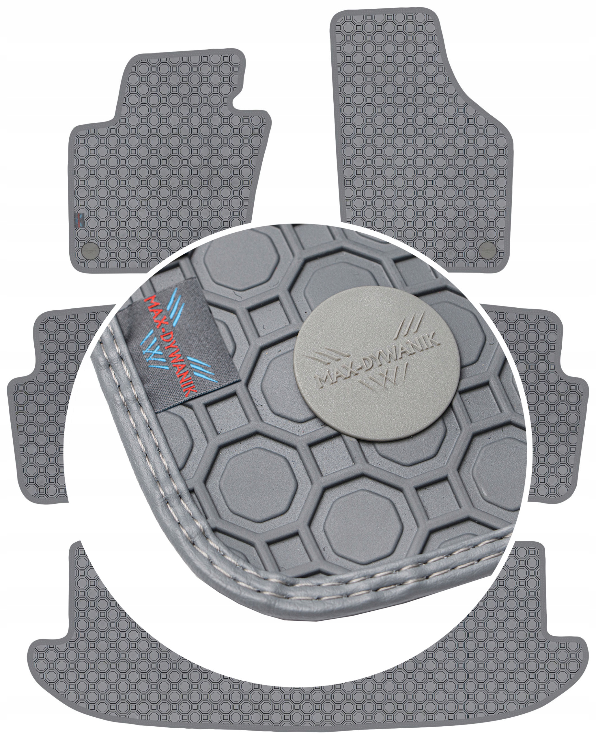 Vw Sharan II 7os 2010- Koberce Popielate