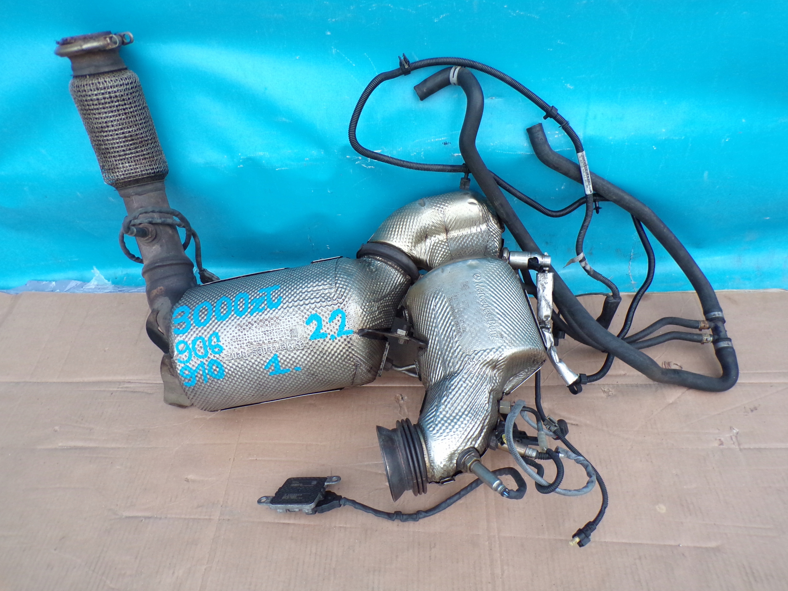 SPRINTER 910 2.2 17- filter czastek stalych DPF complete NAPED front