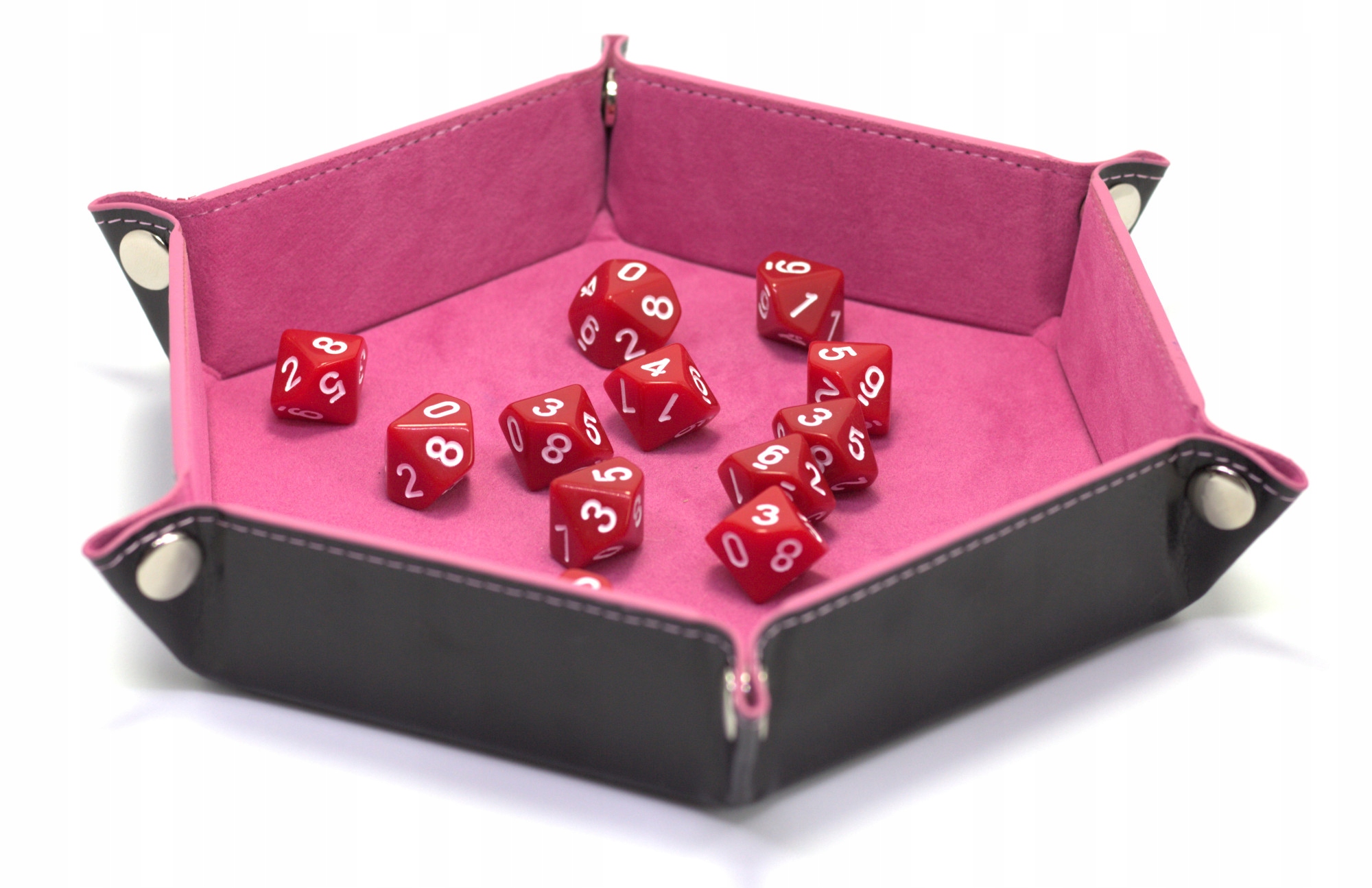 ZESTAW 10 KOSTEK K10 RPG KOŚĆ CZERWONA 0-9 Producent RGFK