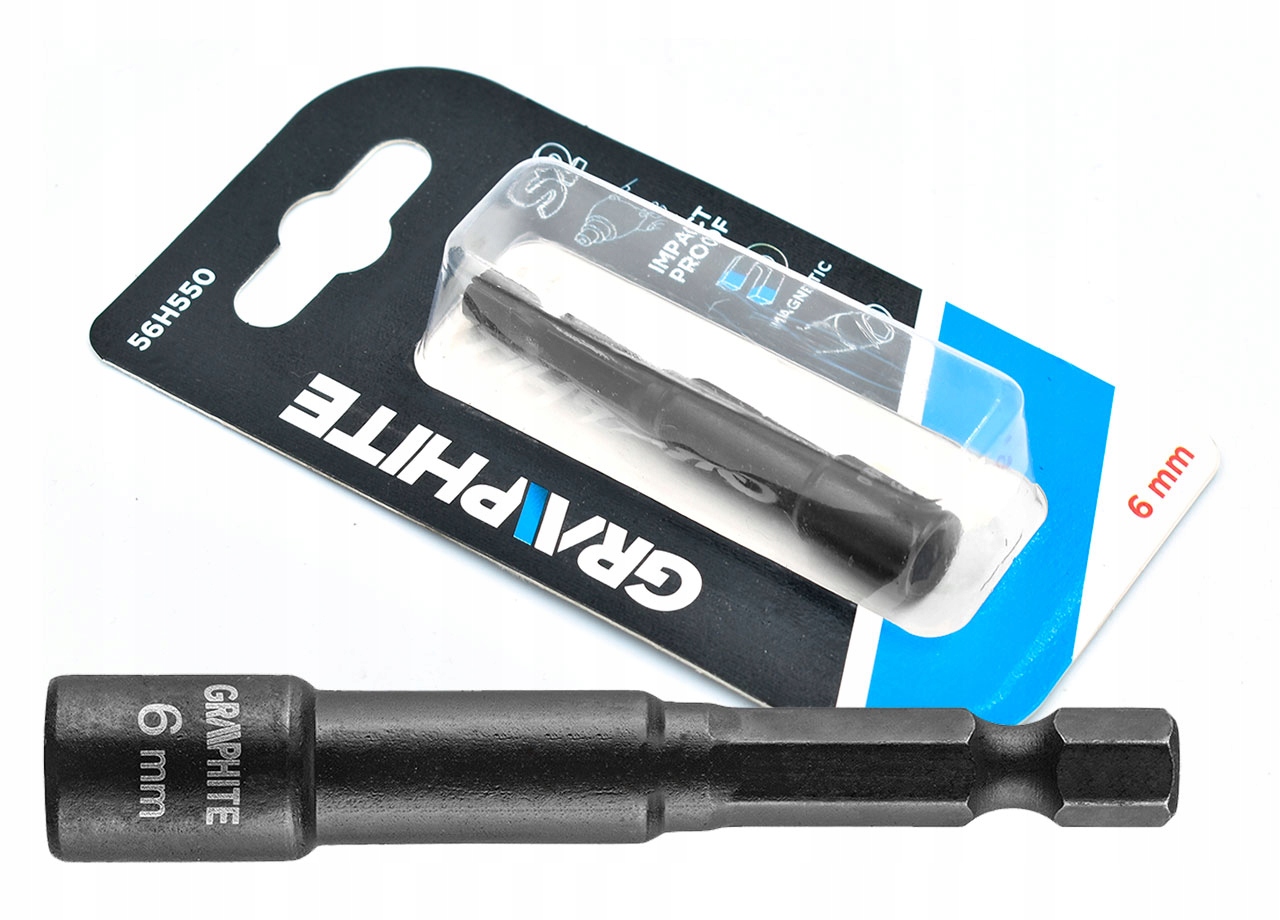 

Graphite Nasadka Udarowa Magnetyczna 6x65mm 56H550