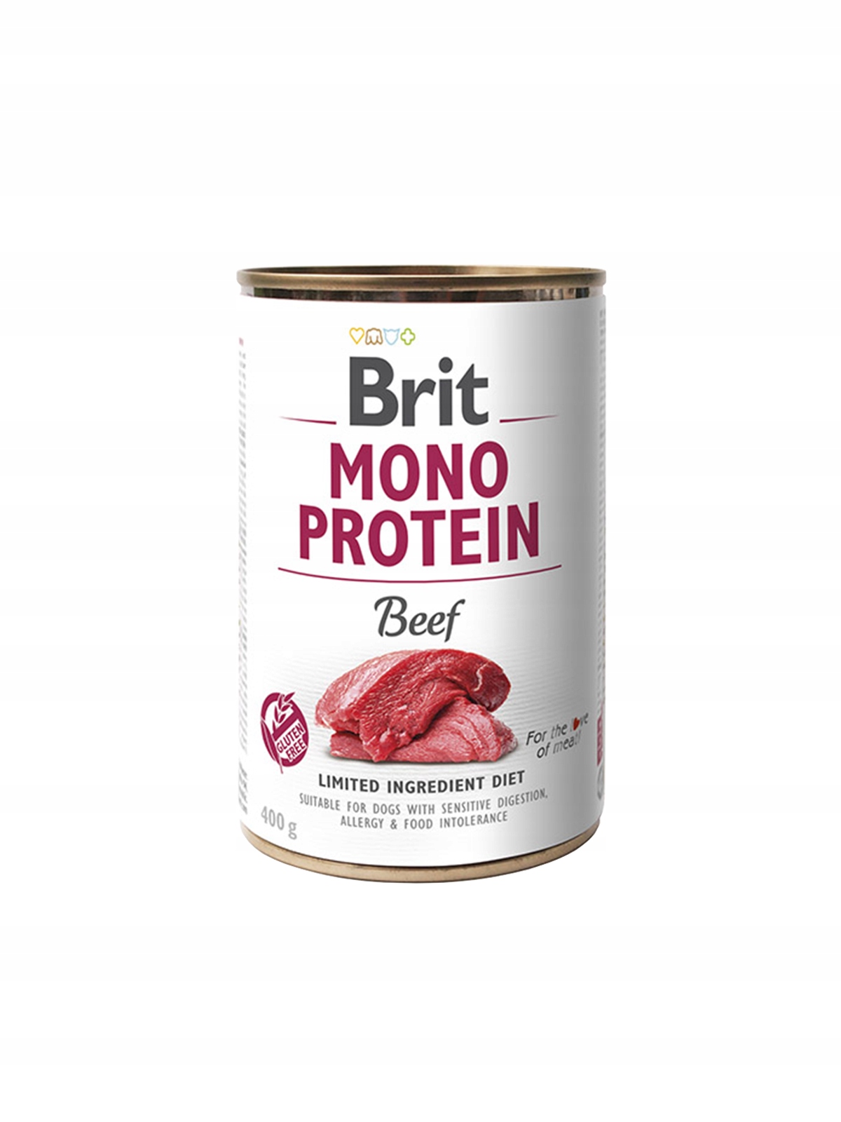 Levně Brit Mono Protein Hovězí mokré krmivo pro psy 24x400g