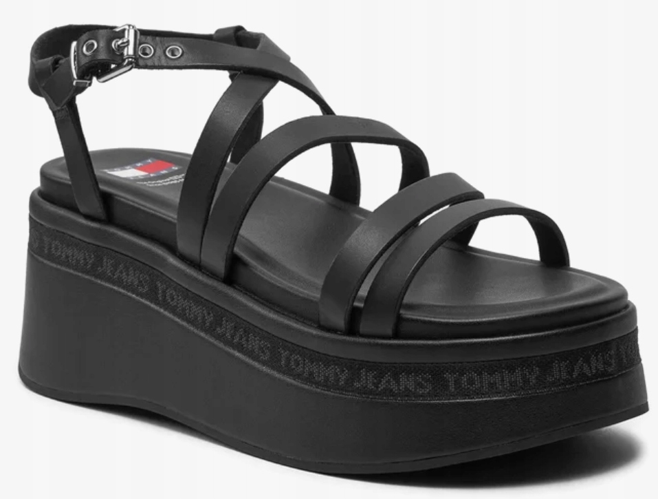 Tommy Hilfiger Tjw Strappy Wedge Sandal koturn vel 40