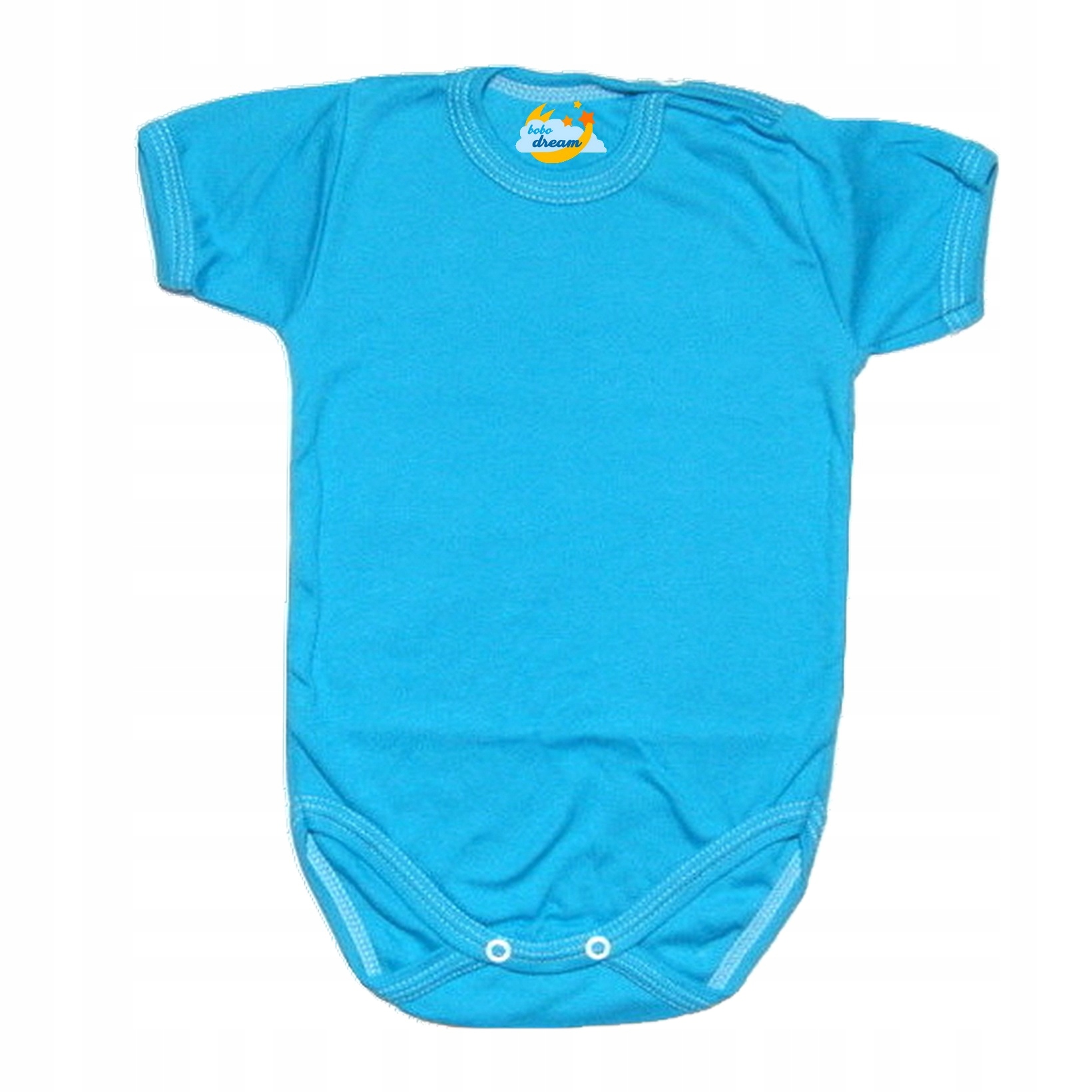

Body krótki rękaw Basic niebieskie 104