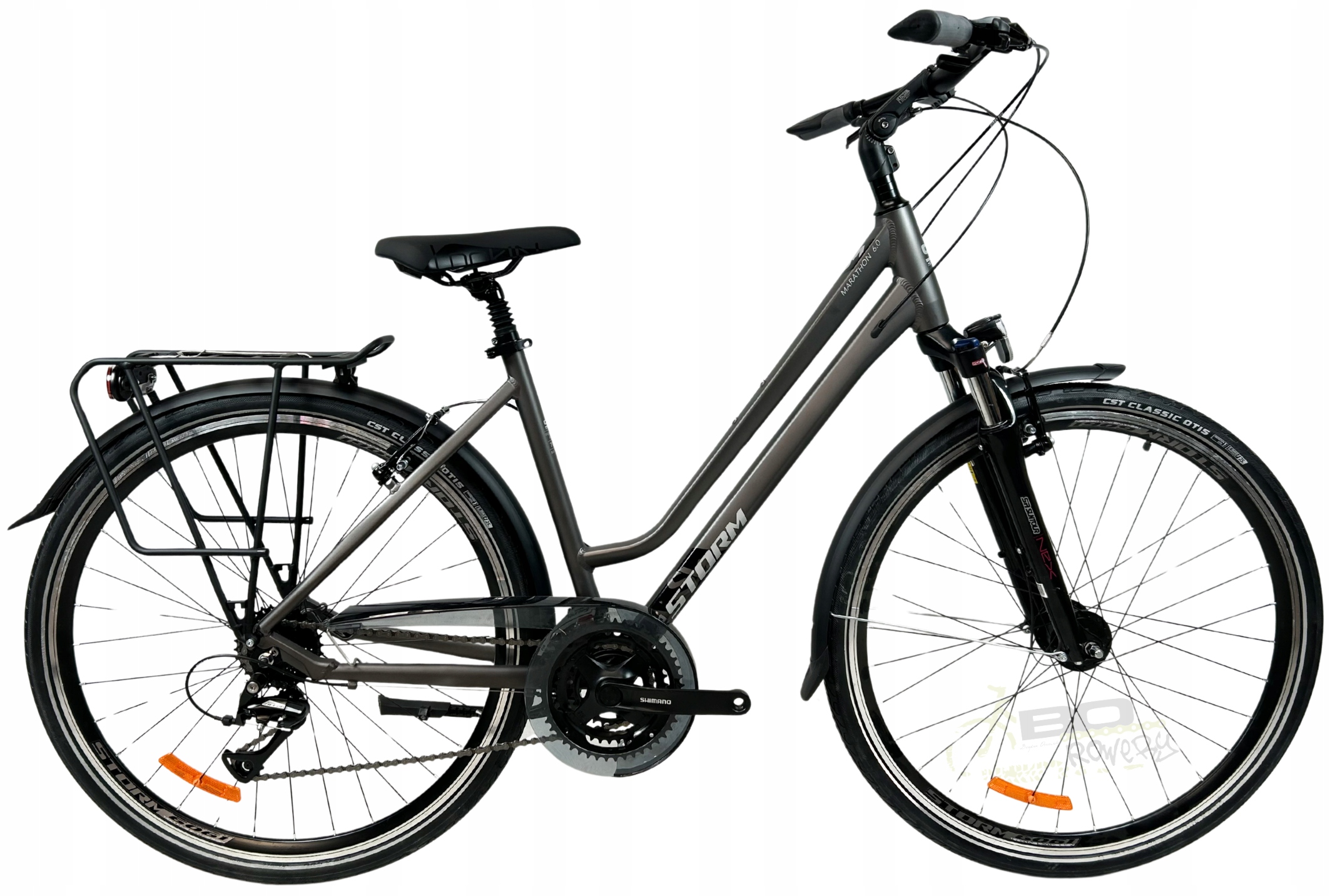Rower Trekkingowy Storm Marathon 6.0 Lady rama 19 28 złoty grafit 2026